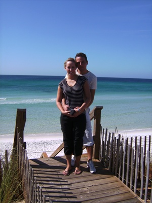 Mit Sarah am Strand von Florida